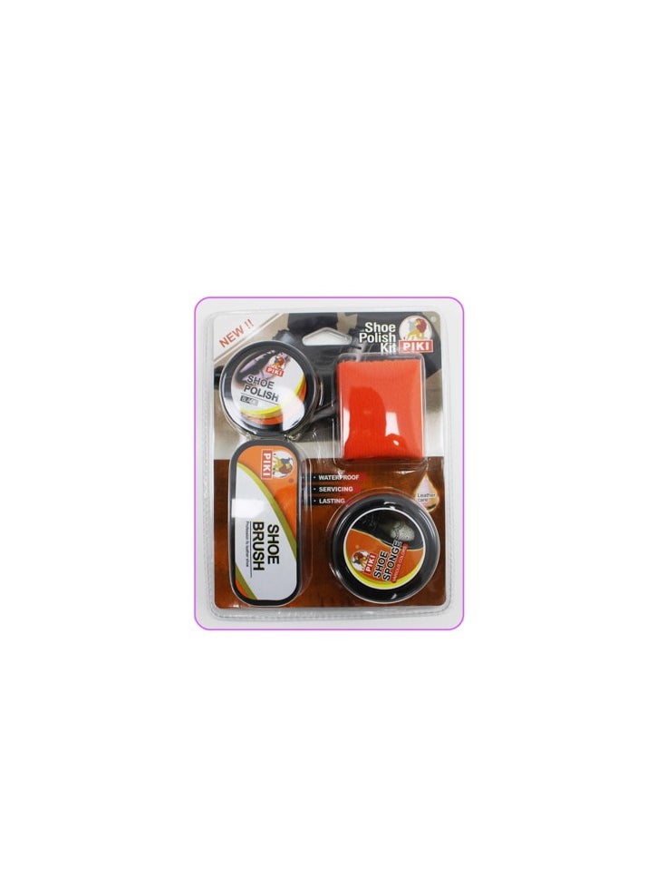 AL QADAH Shoe Polish Kit 4Pcs Card  - Image 3