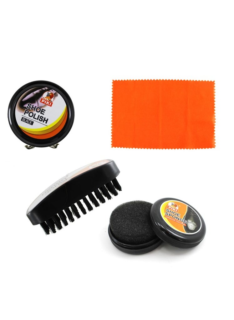 AL QADAH Shoe Polish Kit 4Pcs Card  - Image 1