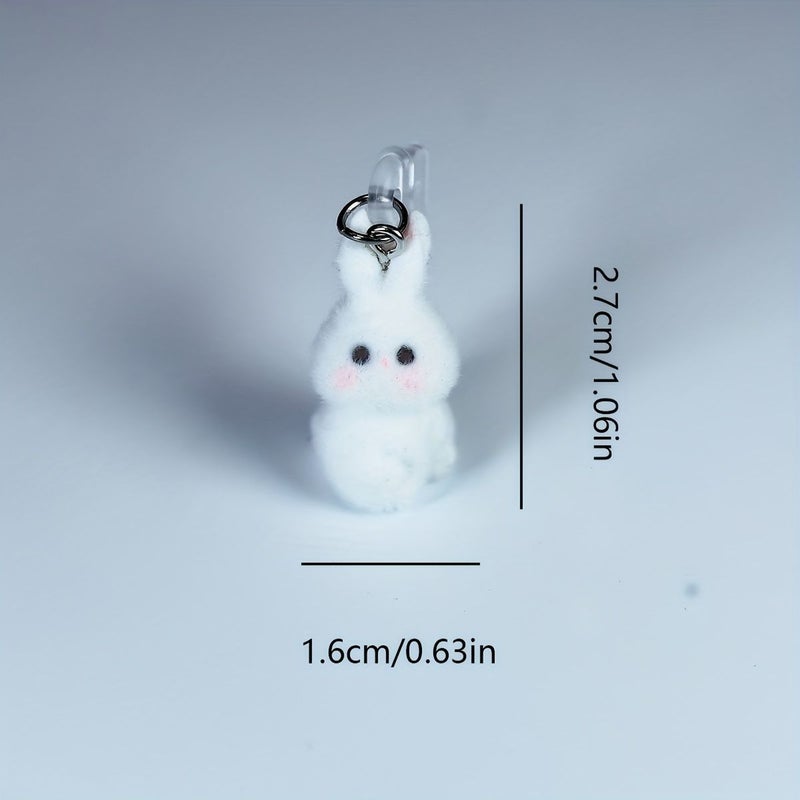 Yellow Type C Phone Dust Plug Charm Cute Cartoon Plush Pendant For iPhone Mobile Accessories - Image 2
