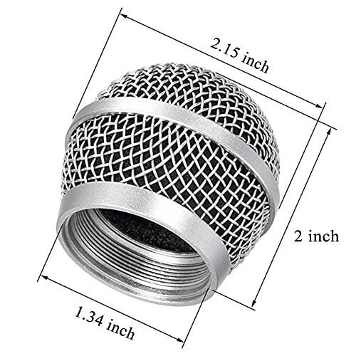 JXRYWF Replacement Ball Head Mesh Microphone Grille for Shure PG48 PG58 PGA48 PGA58 PGX2 BLX288 PG288 PGX24 Microphone - Image 3