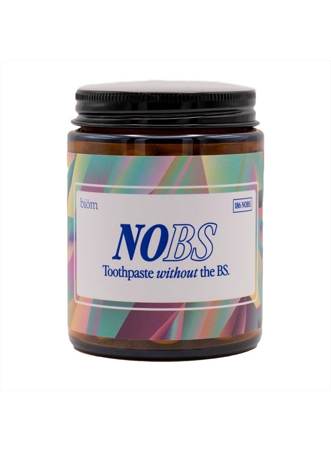 Biöm NOBS Toothpaste Tablets - Nano Hydroxyapatite, Flouride & Plastic Free, Eco & Travel Friendly - Remineralize with NHA (3 Month) - Image 1