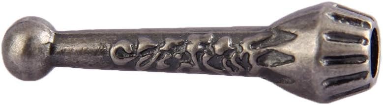 COOLLA Bolo Tie Tips Replacement End Caps 8 Pack, Antique Silver Tone,Antique Bronze - Image 4