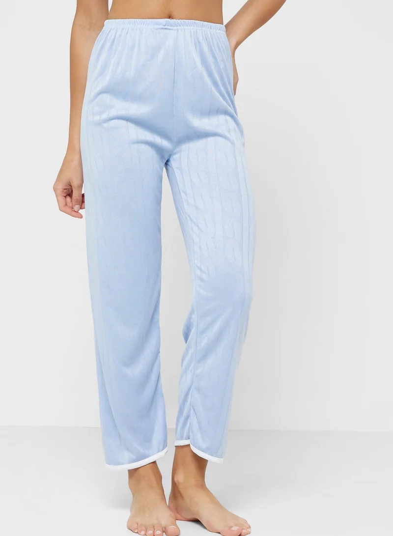 Ginger Textured Pyjama Set