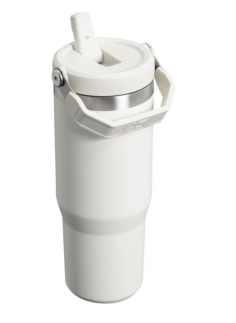 Stanley - Stanley IceFlow 30 oz Stainless Steel Tumbler with Straw - Vacuum Insulated, Leak-Resistant Flip Straw, Keeps Drinks Cold for 12 Hours or Iced for 2 Days, Frost, Ideal for Home, Office, or Car - Image 1