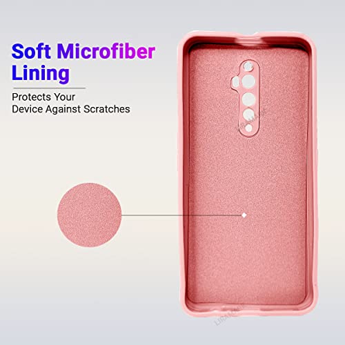 LIRAMARK Silicone Soft Back Cover Case for Oppo Reno 2F/Reno 2Z (Pink) - Image 5