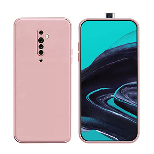 LIRAMARK Silicone Soft Back Cover Case for Oppo Reno 2F/Reno 2Z (Pink) - Image 1