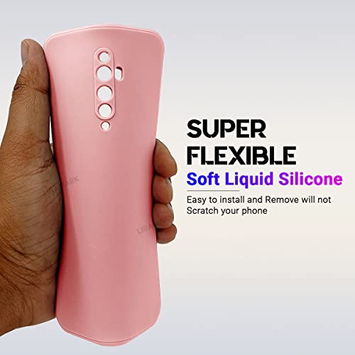 LIRAMARK Silicone Soft Back Cover Case for Oppo Reno 2F/Reno 2Z (Pink) - Image 4