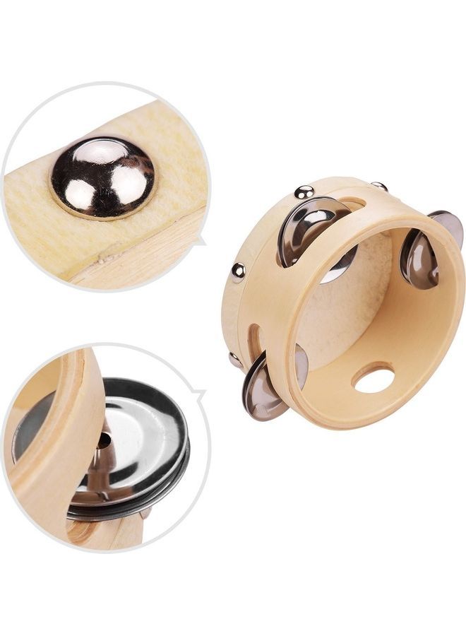 Loquat Hand Tambourine With Single Row Jingles - Image 2