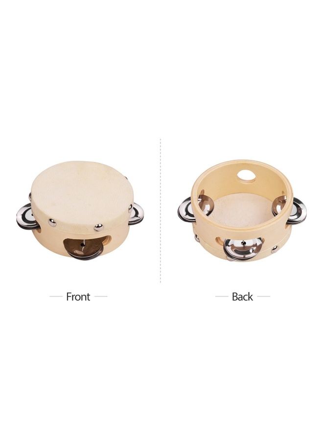 Loquat Hand Tambourine With Single Row Jingles - Image 5