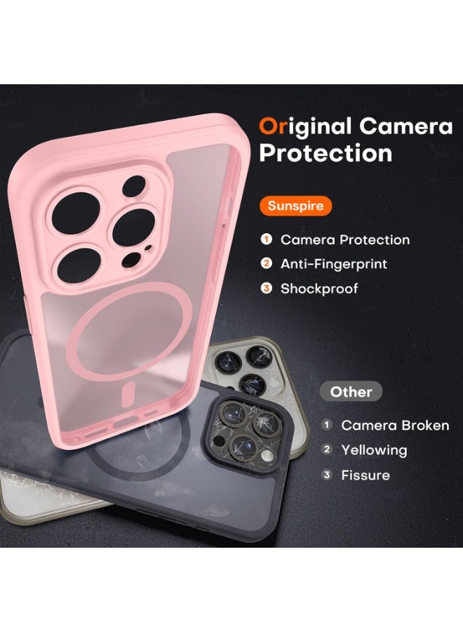 Aethar iPhone 16 Pro  Magsafe Clear Case, Full Camera Protection (with Ultra HD Lens Film) N52 Powerful Magnet, Shock-Rated Protection, Anti-Yellow and Scratch Cover, Ultra-Thin, Magnetic Cover, for iPhone 16 Pro  6.3-inch - Image 5