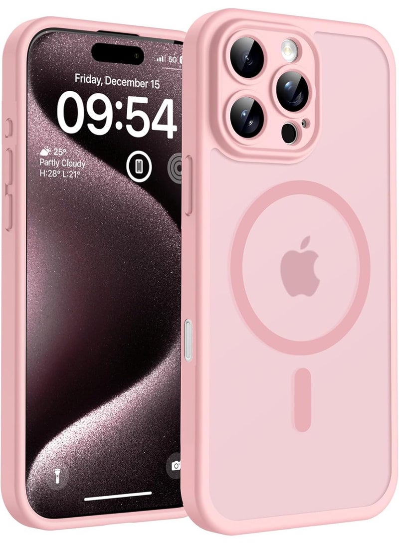Aethar iPhone 16 Pro  Magsafe Clear Case, Full Camera Protection (with Ultra HD Lens Film) N52 Powerful Magnet, Shock-Rated Protection, Anti-Yellow and Scratch Cover, Ultra-Thin, Magnetic Cover, for iPhone 16 Pro  6.3-inch - Image 1