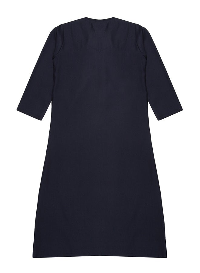 U.S. ELK Boy’s Emirati Kandura | Stitched Traditional Kids Arabic Thobe, Dishdasha, Kaftan for Boys | Long Sleeve Islamic Arab Dress with Side Pocket  - Image 4