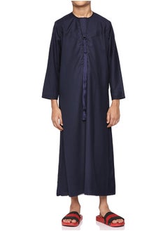 U.S. ELK Boy’s Emirati Kandura | Stitched Traditional Kids Arabic Thobe, Dishdasha, Kaftan for Boys | Long Sleeve Islamic Arab Dress with Side Pocket  - Image 1