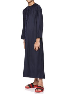U.S. ELK Boy’s Emirati Kandura | Stitched Traditional Kids Arabic Thobe, Dishdasha, Kaftan for Boys | Long Sleeve Islamic Arab Dress with Side Pocket  - Image 2