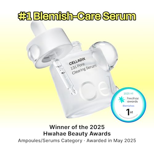 Celladix Sebum Rebalancing Rx 131 Ampoule Pore Clearing Serum Tighten Enlarged Pores Repair Skin Barrier Rapid Soothing for Daily Use Oily Combination Skin 101 Fl Oz - Image 3