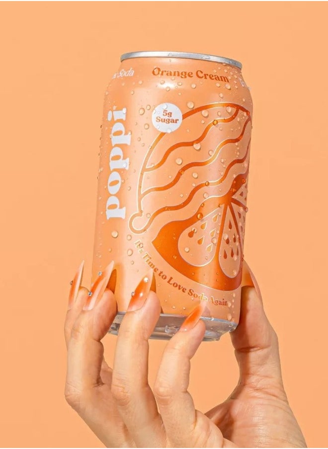 Poppi - Orange Cream Prebiotic Drink - Image 1