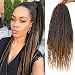 MOSINA Senegalese Twist Crochet Hair,24 Inch Ombre Crochet Hair For Black Women Crochet Braid Professional Synthetic Braiding Hair 8 Packs Hot Water Setting(24 Inch,1B/27) - Image 2