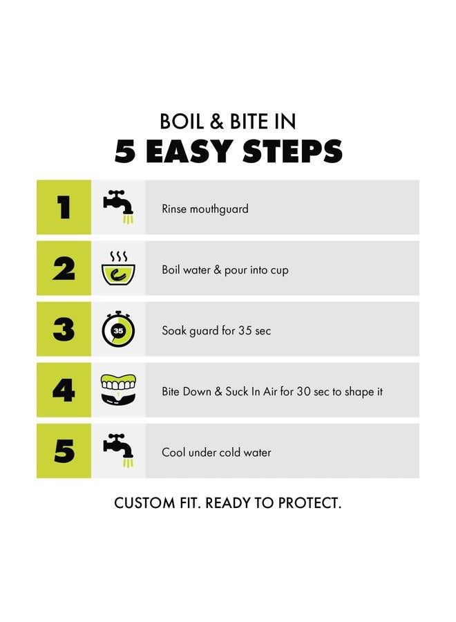 DAMAGE CONTROL High Impact Mouth Guard, Mouthguards for Sports, Boxing, Roller Derby, Hockey, Lacrosse Mouth Guard, Mouth Guards with Ultra Fit and Protection Against Shock (Adult, Came from Nothing) - Image 4