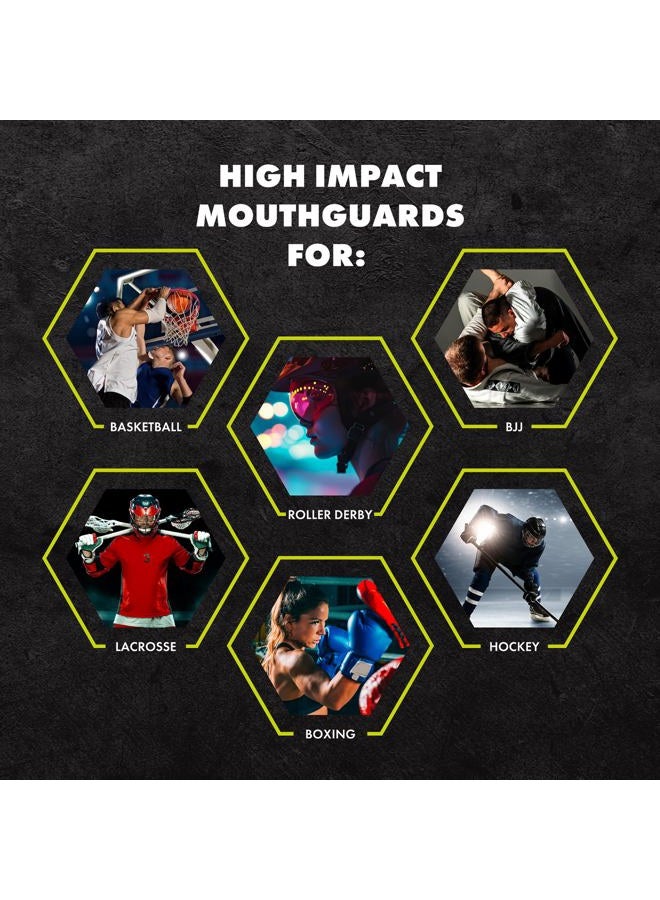 DAMAGE CONTROL High Impact Mouth Guard, Mouthguards for Sports, Boxing, Roller Derby, Hockey, Lacrosse Mouth Guard, Mouth Guards with Ultra Fit and Protection Against Shock (Adult, Came from Nothing) - Image 3