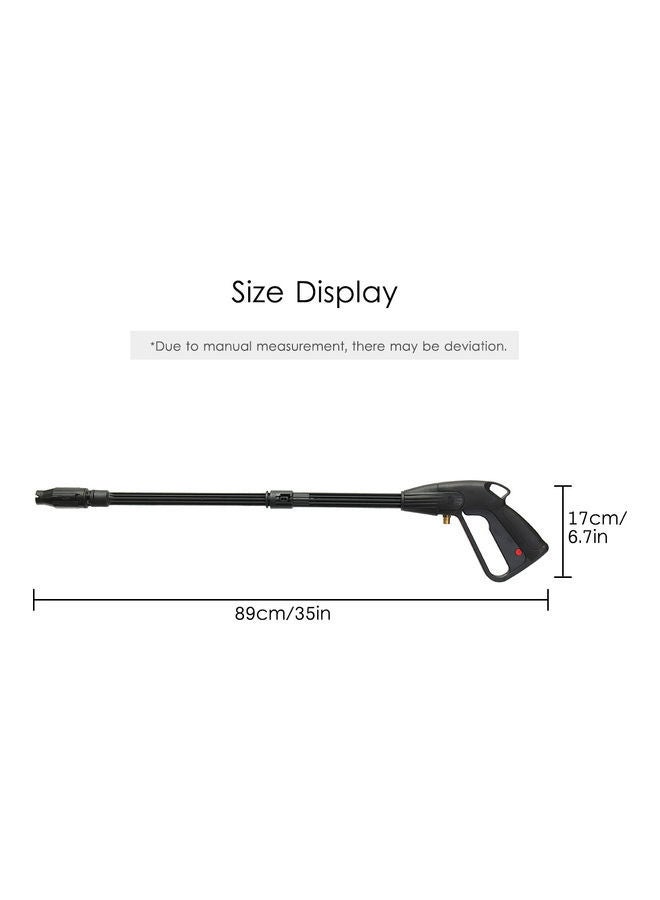 NIBEMINENT High Pressure Washer Gun Set Black 89x17cm  - Image 3