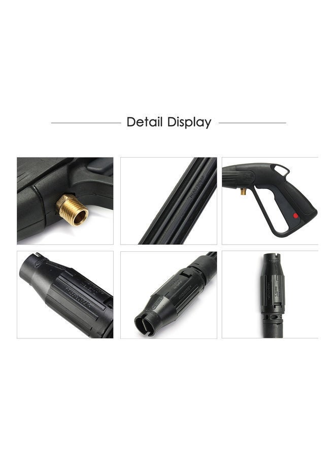 NIBEMINENT High Pressure Washer Gun Set Black 89x17cm  - Image 4