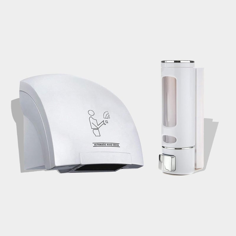 Turkeen TURKEEN Hand Dryer SOAP Dispenser Combo  - Image 1