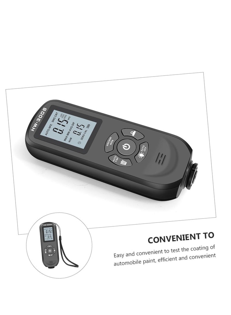 Generic Electronic Paint Thickness Gauge for Auto Spray Paint - 1 Set Car Coating Tester, Paint Film Meter for Black Cars, Coated Tester for Accurate Paint Measurement.  - Image 2