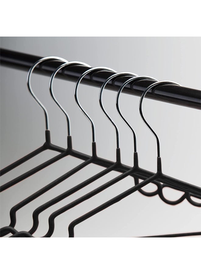 DUNISO 30 Pack Wire Hangers,Heavy Duty Metal Hangers,Coat Hangers with Non-Slip Grooves,Waterproof and Anti Slip,Strong and Durable,Space Saving,for Hanging Coats,Suits,Jackets, Shirt,40cm - Image 5