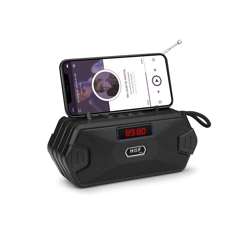 New Outdoor Antenna Radio Bluetooth Speaker Portable Home Mobile Phone Holder Subwoofer Small Speaker - Image 1