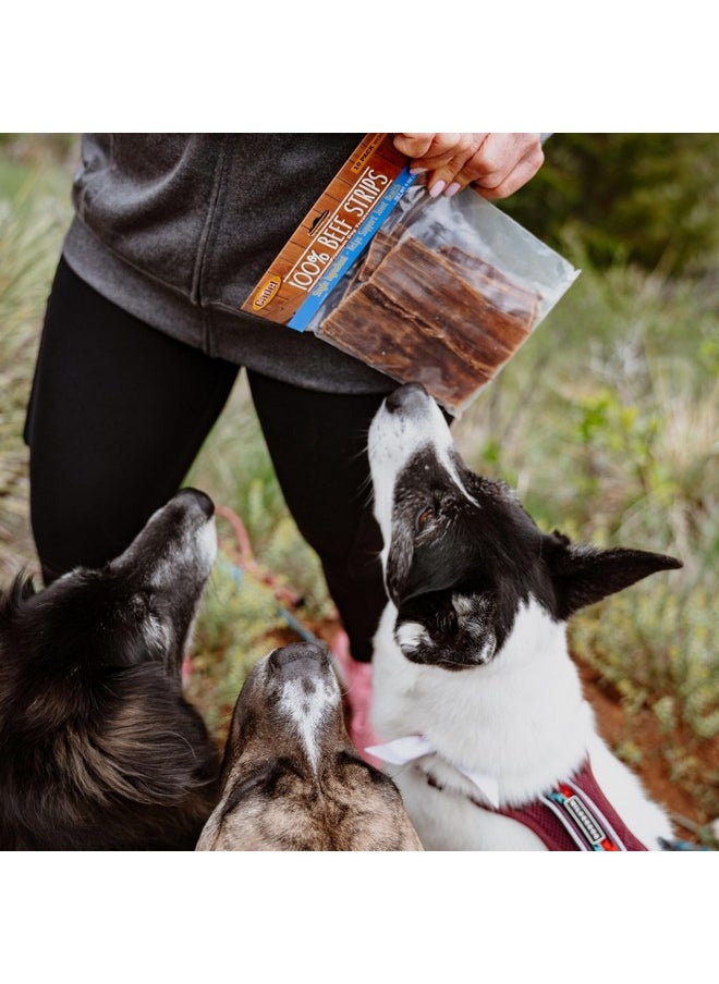 Cadet Cadet 100% Beef Strips Dog Chew Sticks, Long-Lasting Single-Ingredient Natural Treats, High-Protein, Perfect for Small & Large Breeds, 8 oz  - Image 2