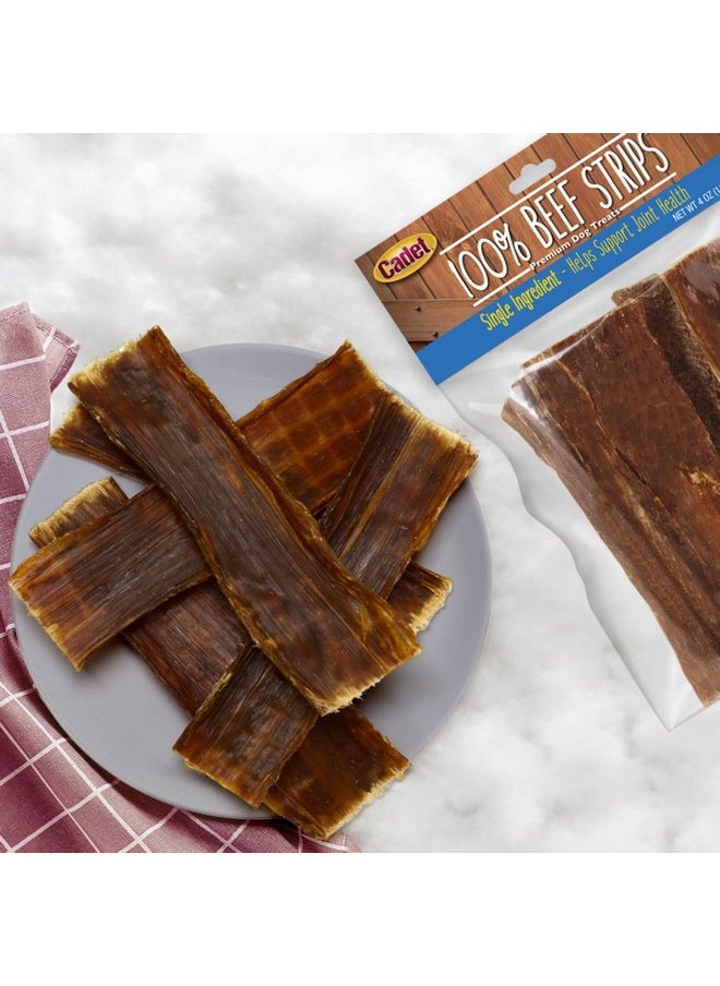 Cadet Cadet 100% Beef Strips Dog Chew Sticks, Long-Lasting Single-Ingredient Natural Treats, High-Protein, Perfect for Small & Large Breeds, 8 oz  - Image 4