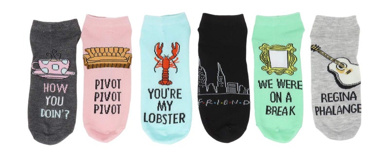 Hyp Friends Television Series Juniors/Womens 6 Pack Ankle Socks - Image 1