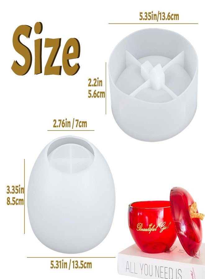 Dacies Large Apple Jar Resin Molds - Image 2