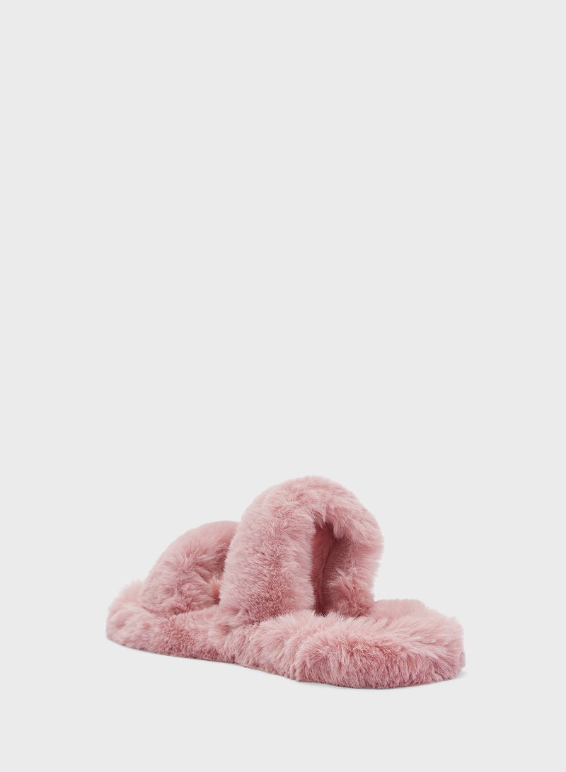 جينجر شباشب غرفة نوم فرو بحزامين - Image 3