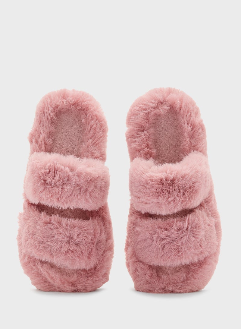 جينجر شباشب غرفة نوم فرو بحزامين - Image 5