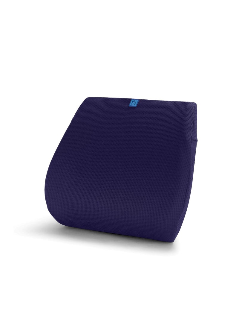 Back Good Travel Plus Orthopedic Backrest for Car Seat with highdensity Moulded Foam Support Blue 