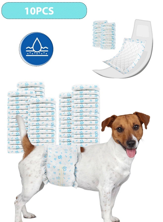 Pet Soft Disposable Dog Diaper Liners Booster Pads - Fit for Most Washable Dog Diapers & Dog Belly Bands Wraps, Ultra Absorbent for Marking, Incontinence, Male in Heat - Image 1