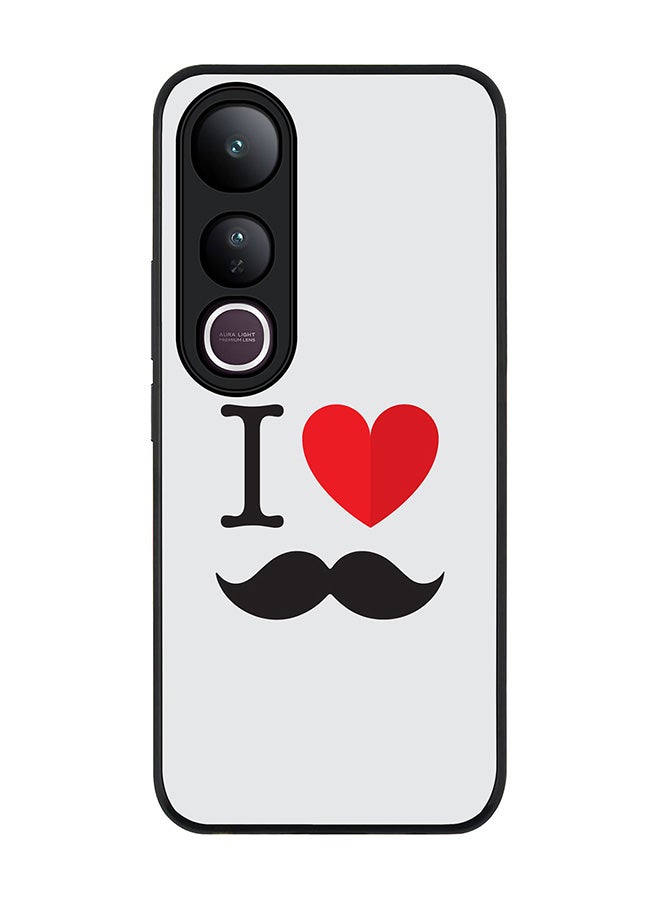 Stylizedd For vivo V50 Lite Case,Slim fit Camera Protection, Shockproof Thin Phone cover  - I Love Moustashe