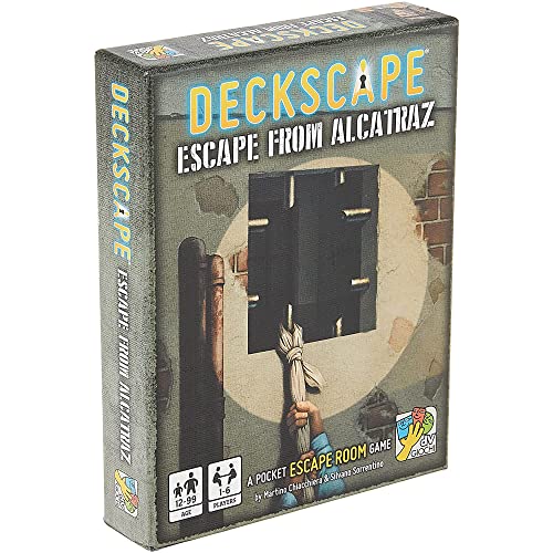DV GIOCHI Deckscape Escape from Alcatraz Card Game - Image 1