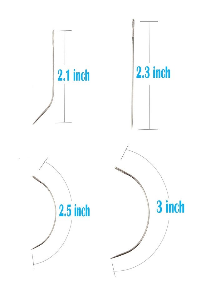 JFFX 20 Pieces Hair Extension Clips U-Shape Stainless Steel Snap Clips for Wig Accessories Wig Making Tools (Black) - Image 3