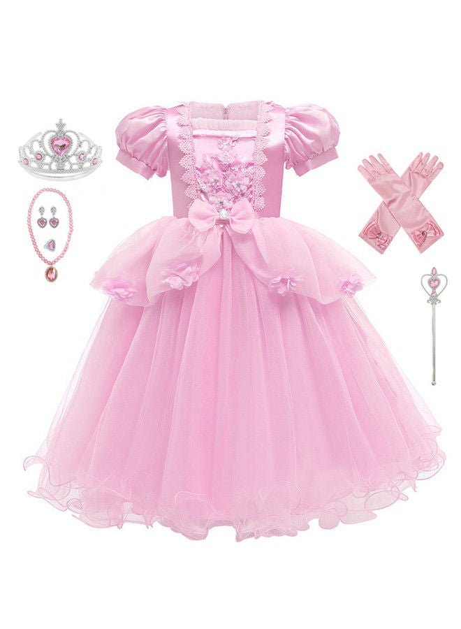 Beauenty Girls Dress Costume For Kids Girls Princess Dress Up With  Accessories Birthday Party Cosplay Outfits - Image 1