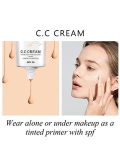 Sefudun CC Cream Self Adjusting for Mature Skin, Super Active CC Cream Foundation with SPF 50 for Face and Body Color Correcting  - Image 4