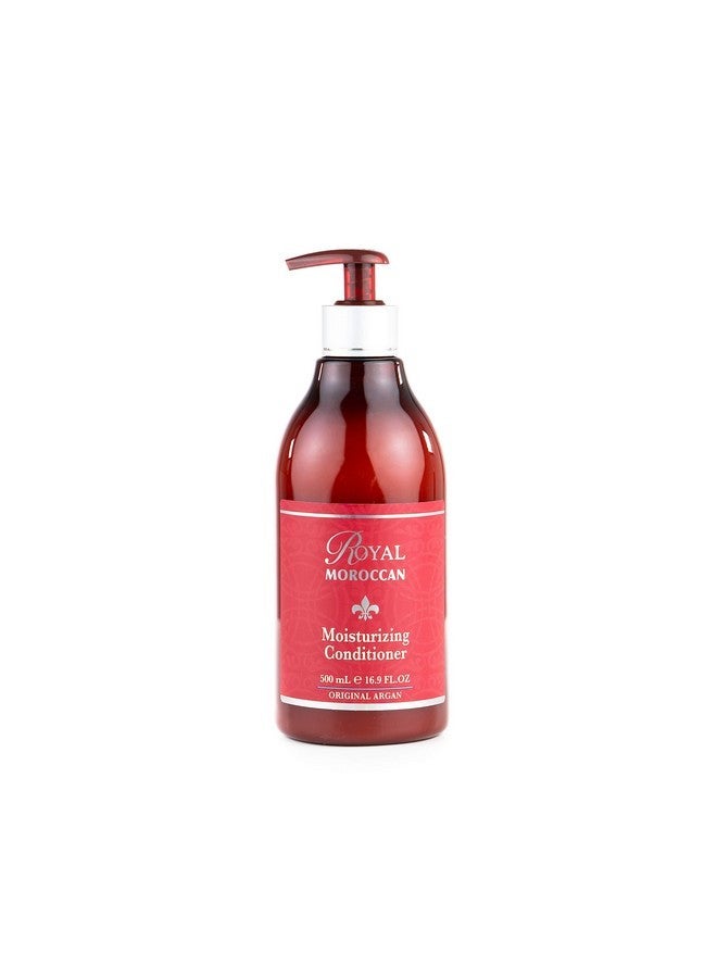 Royal Moroccan Moisturizing Conditioner Hair Products - Moisturizing Conditioner For Dry and Colored Hair 500 ml 16.9 fl.oz, Base of Moroccan Argan oil, For color - Treated Hair, Frizzy Hair. - Image 1
