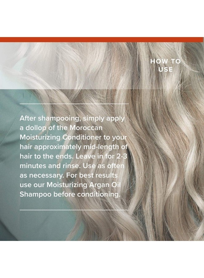 Royal Moroccan Moisturizing Conditioner Hair Products - Moisturizing Conditioner For Dry and Colored Hair 500 ml 16.9 fl.oz, Base of Moroccan Argan oil, For color - Treated Hair, Frizzy Hair. - Image 5