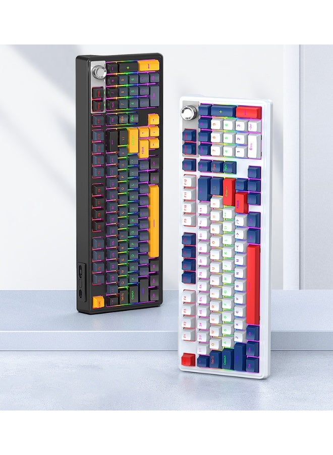 T78 Wireless Mechanical Keyboard - Tri-Mode Bluetooth Hot-Swappable Customizable RGB Gaming Keyboard - Image 3