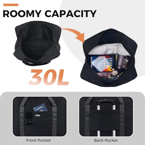 Fmeida For Frontier Airlines Personal Item Bag 18x14x8 Underseat Travel Duffel Bag Carry on Luggage for Women and Men 30L (With Shoulder Strap) - Image 4