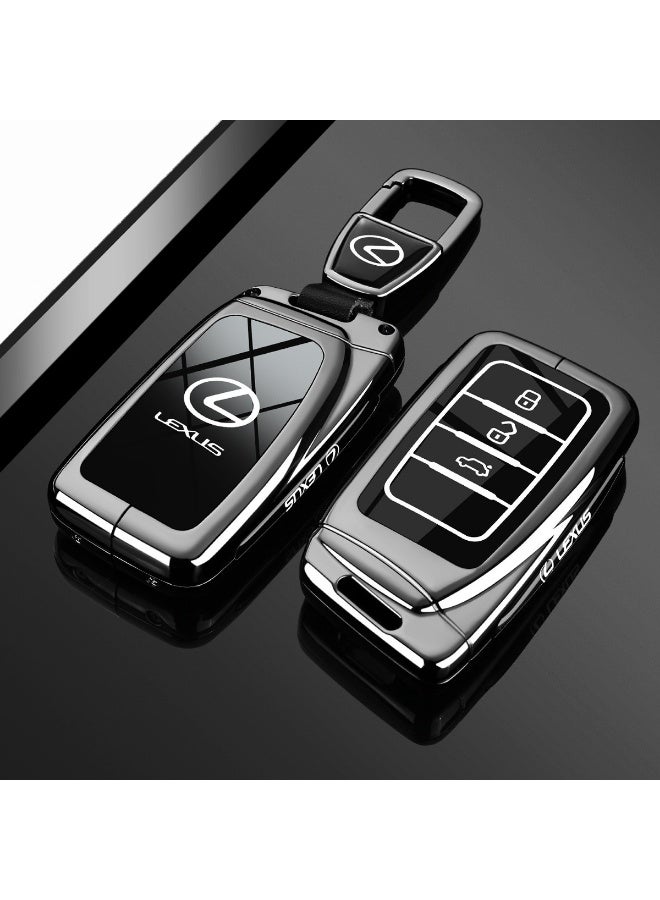 LEXUS Light luxury car key protection cover suitable for 2025 Lexus ES200, ES300H, RX350H, NX260, high-end metal material car key shell case - Image 1