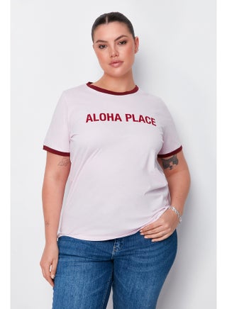 Pink Stripe Detail Printed Basic Knitted T-shirt TBBSS24BF00048 - pzsku/ZCEFB66BF72ED9F2560CCZ/45/_/1730939980/00a407ff-5850-49d4-b6e7-2fb75c54989c