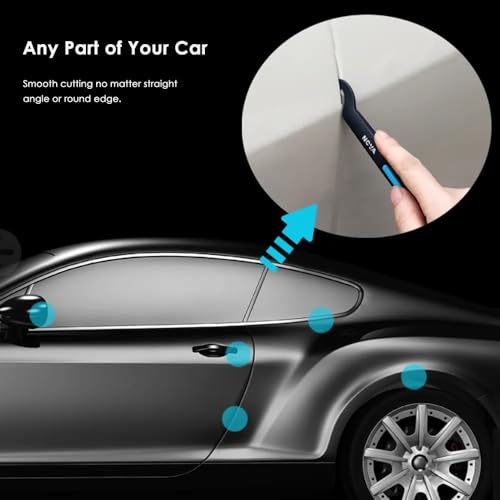 NOVA نوفا قاطع حارس قابل للسحب، سكين قطع الفينيل لتغليف السيارات، أداة قطع أمان دقيقة للسيارات - Image 3