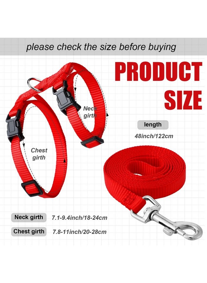 Foaincore Foaincore 6 Pcs Ferret Clothes Accessories, Include Ferret Harness and Leash Set Safe Ferret Collar Bell Small Soft Ferret Sweatshirt for Guinea Pig Hamster Chinchilla Teacup Chihuahua, Grey and Red  - Image 3